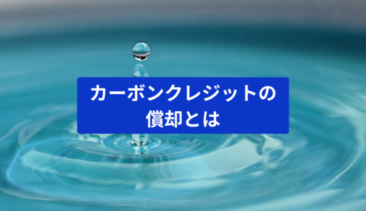 カーボンクレジットの償却とは何か？購入後の償却プロセスについても解説